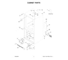 KitchenAid KRBL102ESS05 cabinet parts diagram