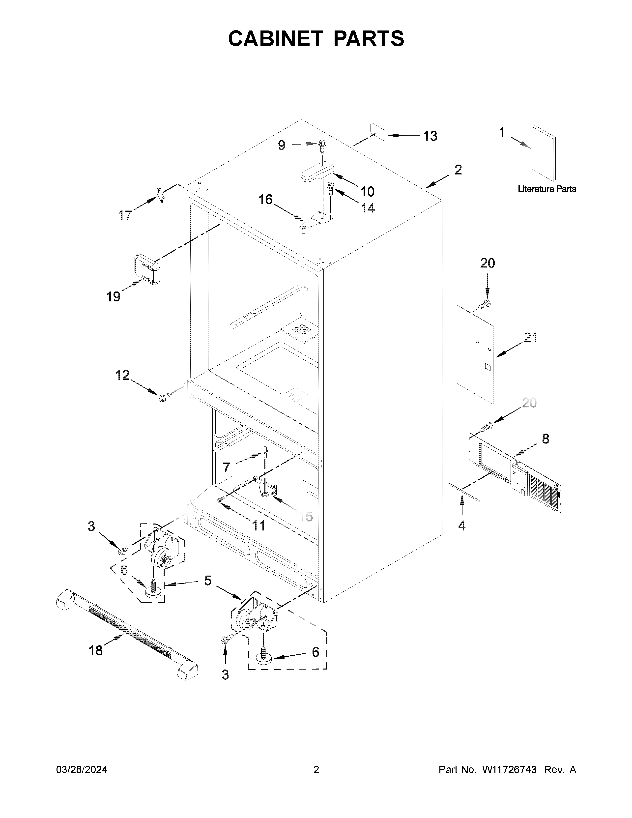 Cabinet parts