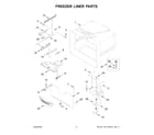 KitchenAid KRBL102ESS05 freezer liner parts diagram