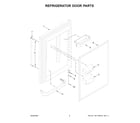 KitchenAid KRBL102ESS05 refrigerator door parts diagram