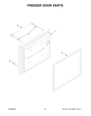 Freezer door parts