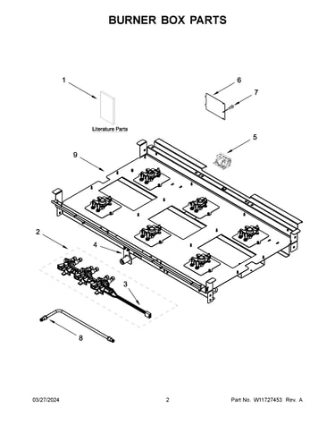 Burner box parts