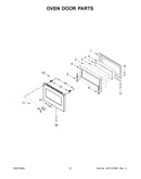 Oven door parts