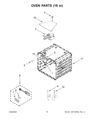 Oven parts (18 in)
