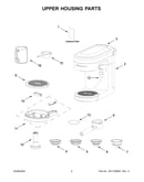Upper housing parts