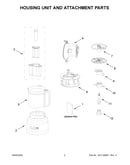 Housing unit and attachment parts