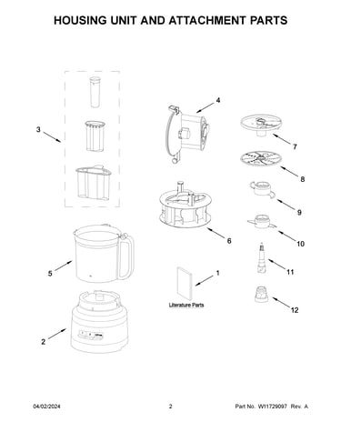 Housing unit and attachment parts