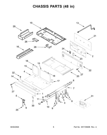Chassis parts (48 in)