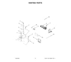 KitchenAid KFDC558JBK03 venting parts diagram