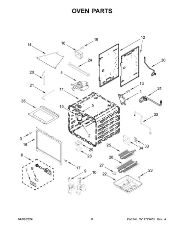 Oven parts