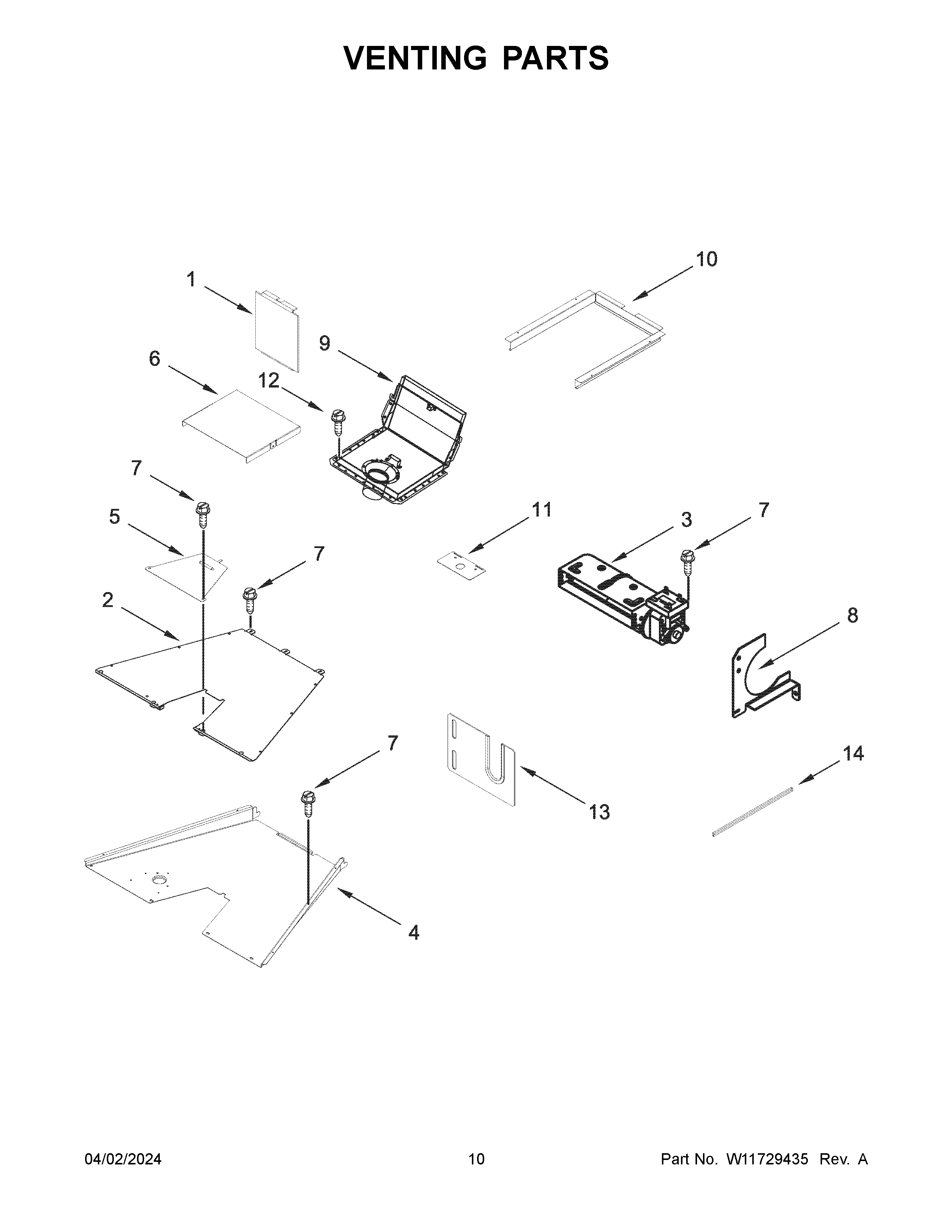 Venting parts
