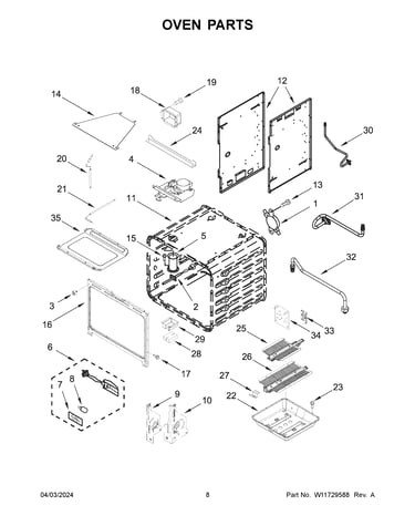 Oven parts