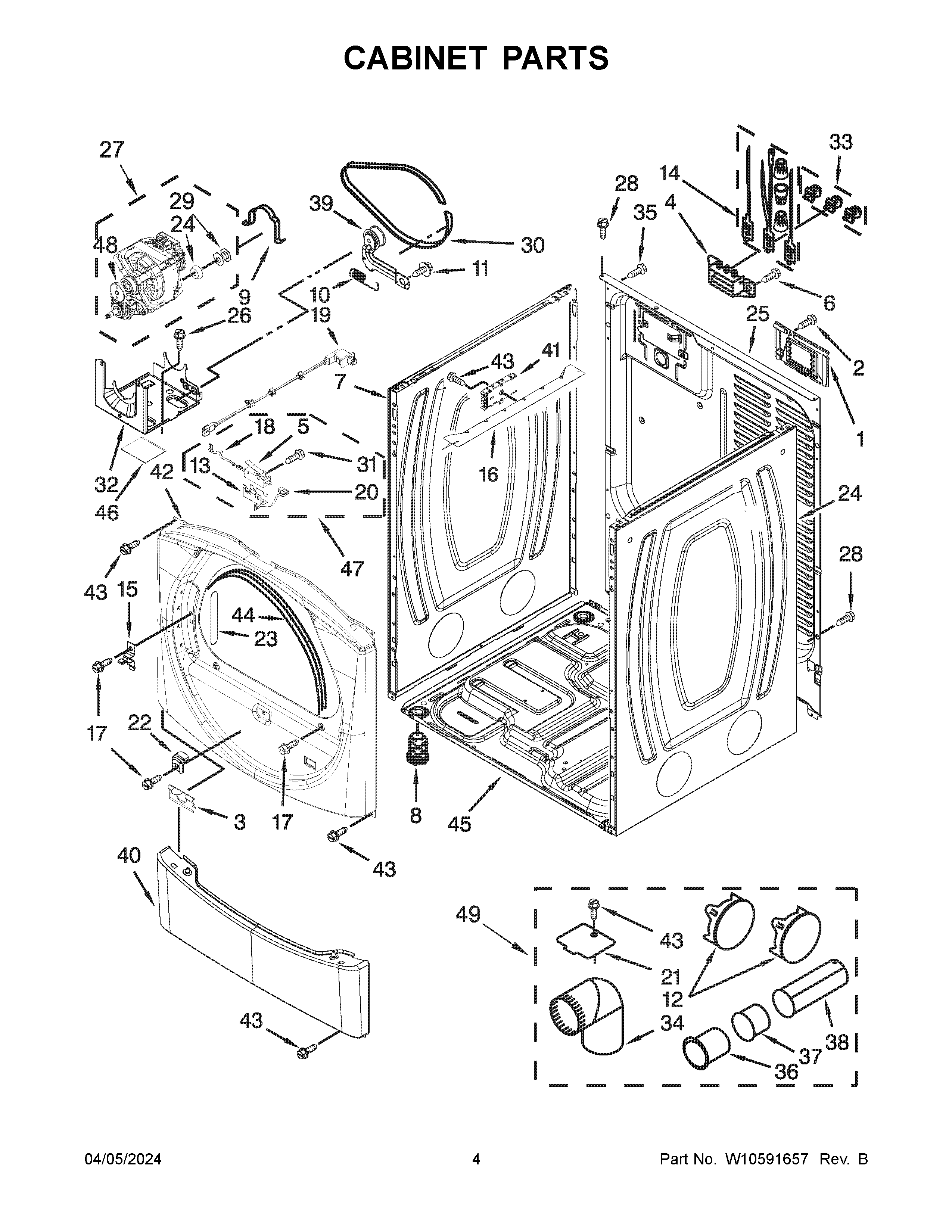 Cabinet parts