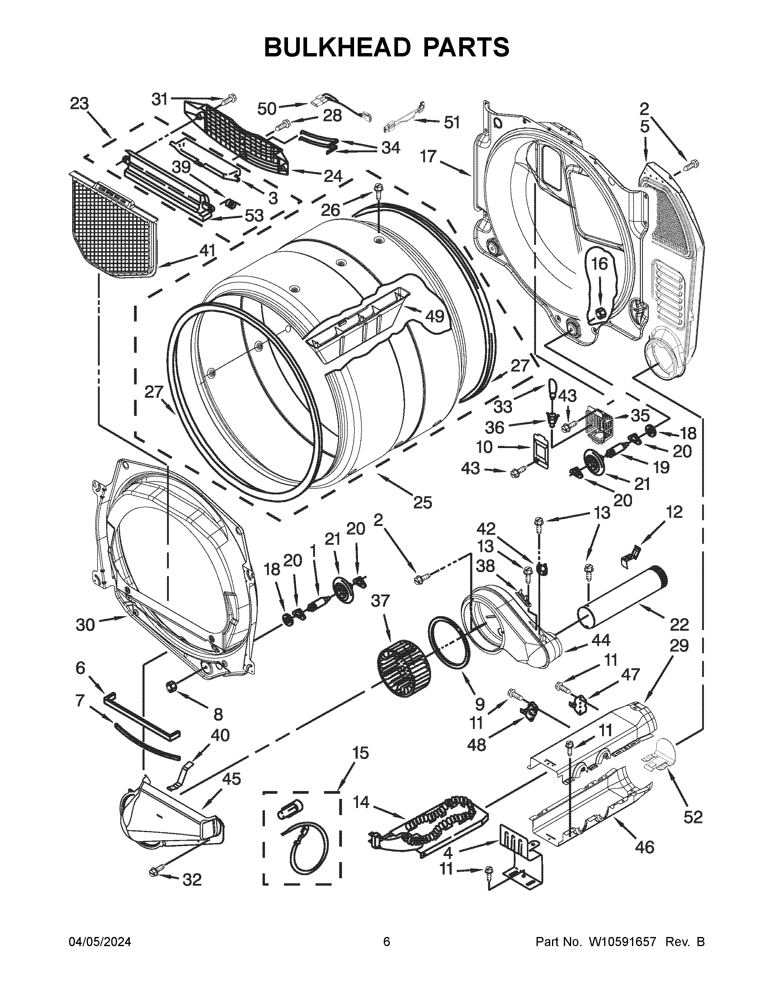 Bulkhead parts