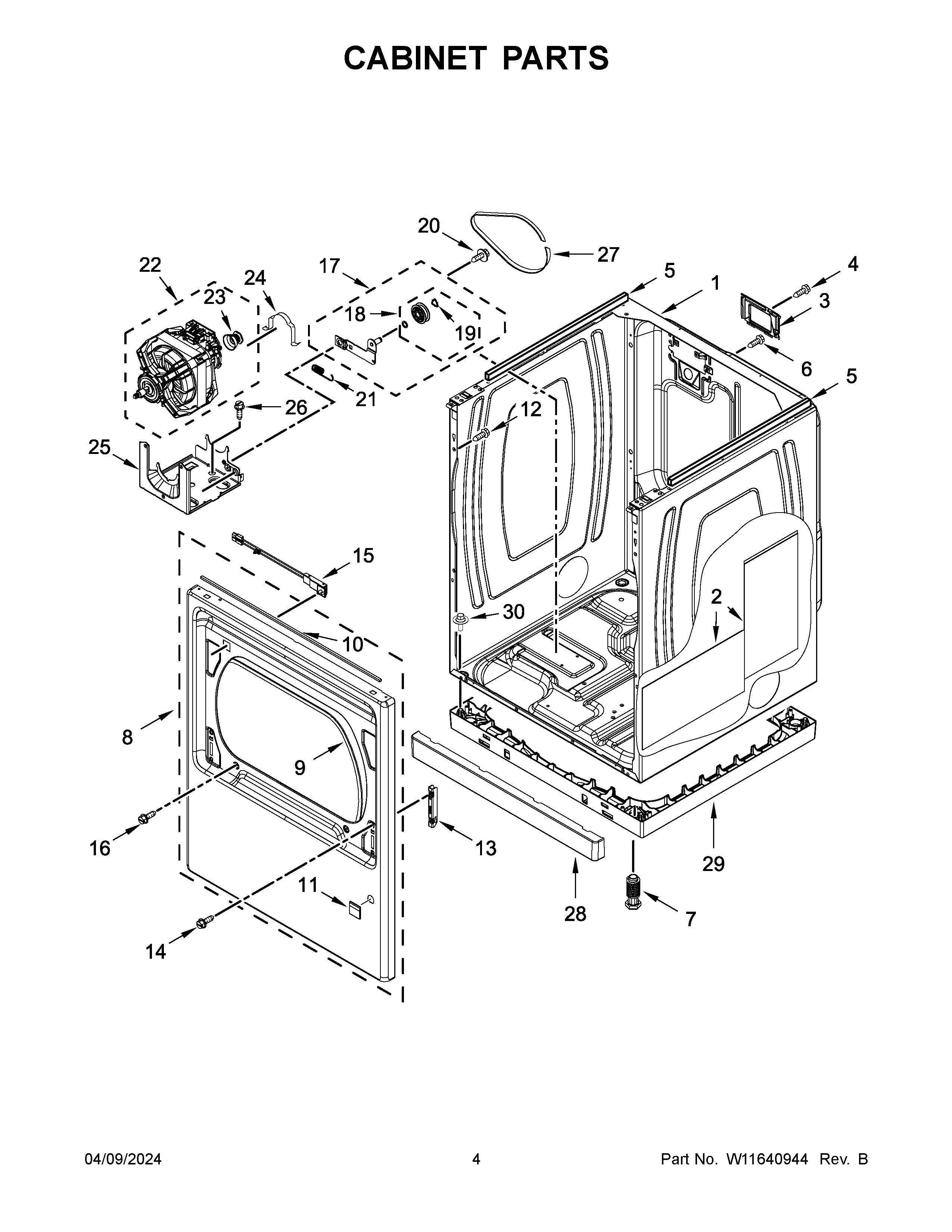Cabinet parts