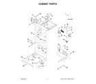 Whirlpool WRMF7736PZ00 cabinet parts diagram