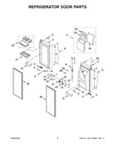 Refrigerator door parts