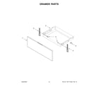 Whirlpool YWFE521S0HS5 drawer parts diagram