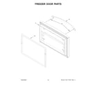 Whirlpool WRFF5333PB01 freezer door parts diagram