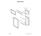 Whirlpool WRT518SZFM04 door parts diagram