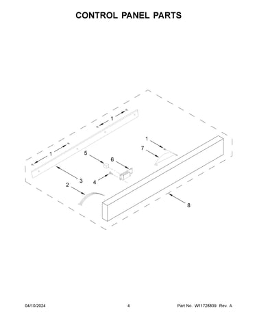 Control panel parts