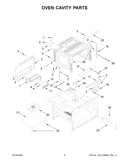 Oven cavity parts