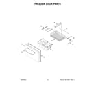 Whirlpool WRF555SDFZ19 freezer door parts diagram