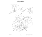 Whirlpool WRX735SDHZ11 shelf parts diagram