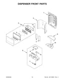 Dispenser front parts