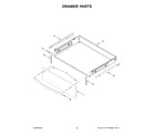 Whirlpool YWFE775H0HB5 drawer parts diagram