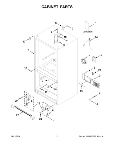 Cabinet parts