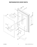 Refrigerator door parts