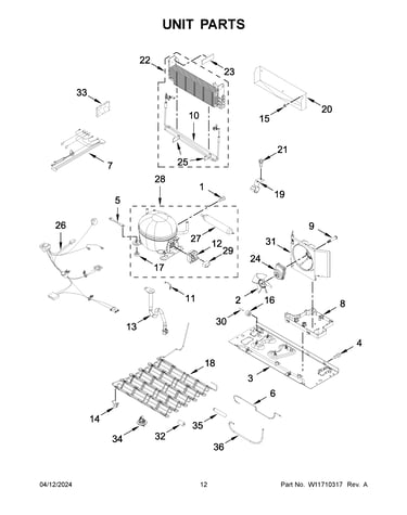 Unit parts