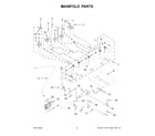 KitchenAid KFGG504KPS4 manifold parts diagram