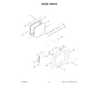 KitchenAid KFGG504KPS4 door parts diagram