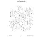 Whirlpool YWEE750H0HZ5 chassis parts diagram