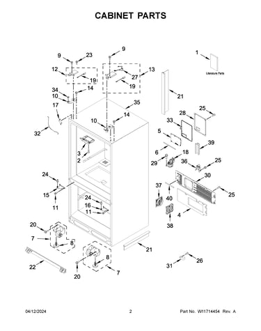 Cabinet parts