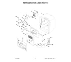 Whirlpool WRF954CIHV04 refrigerator liner parts diagram