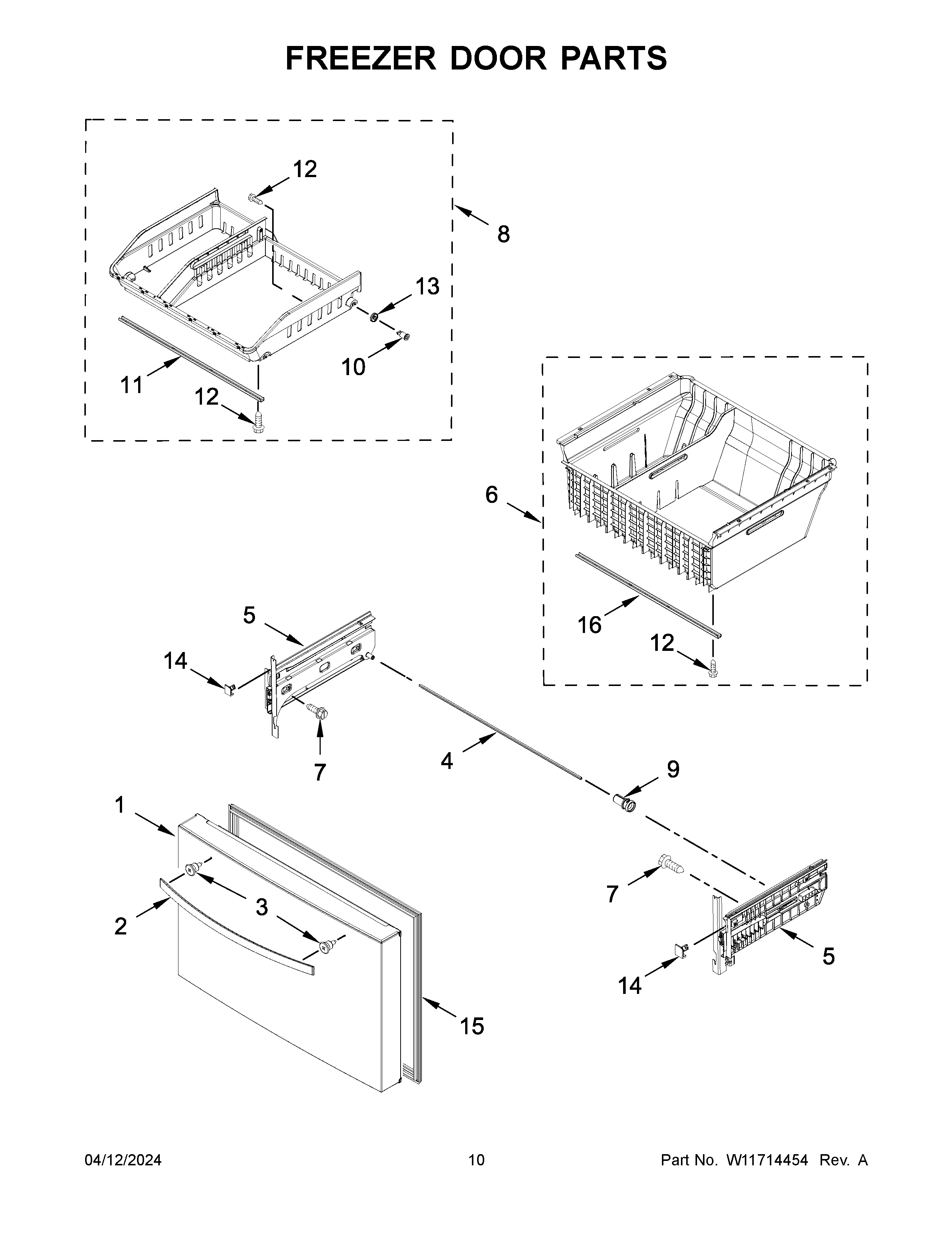 FREEZER DOOR PARTS