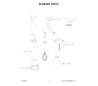 KitchenAid KHBBV83ER0 blender parts diagram