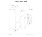 Whirlpool WMMF7530RZ00 control panel parts diagram