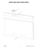 Door and vent door parts