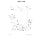 Maytag MSS25C4MGZ09 cabinet parts diagram