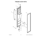 Maytag MSS25C4MGZ09 freezer door parts diagram