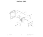 Maytag MSS25C4MGZ09 dispenser parts diagram