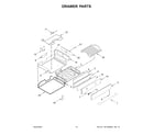 Jenn-Air JGS1450ML0 drawer parts diagram