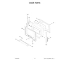 Maytag MGR6600PZ0 door parts diagram