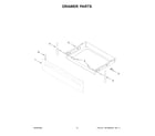 Maytag MGR6600PZ0 drawer parts diagram