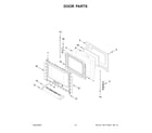 Maytag MGR6600PZ1 door parts diagram