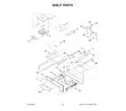 Whirlpool WRX735SDHB10 shelf parts diagram